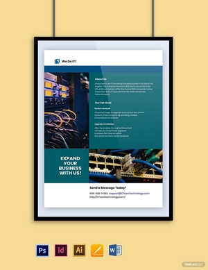IT Service Company Poster Template