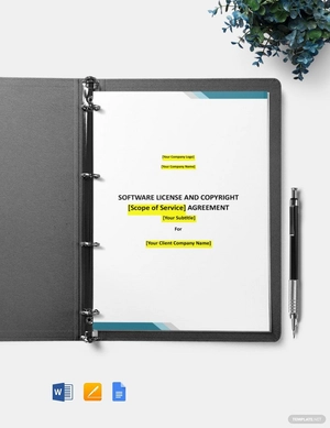 Software Copyright Notice Template