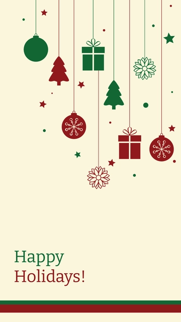 Free Modern Christmas Wallpaper Template to Edit Online