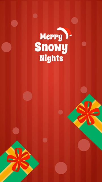 Free Red Christmas Wallpaper Template to Edit Online