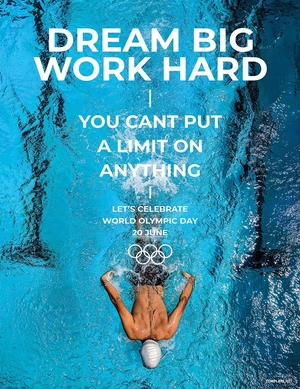 World Olympic Day Poster Template