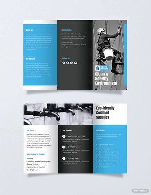 Cleaning Brochure Template