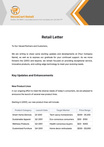 Free Retail Letter Template to Edit Online Free Retail Letter Template to Edit Online