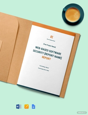 Software Security Report Template