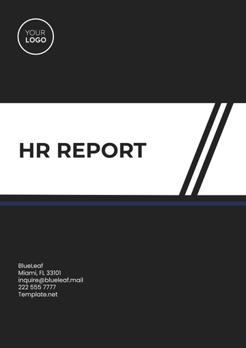 Free HR Report Template to Edit Online