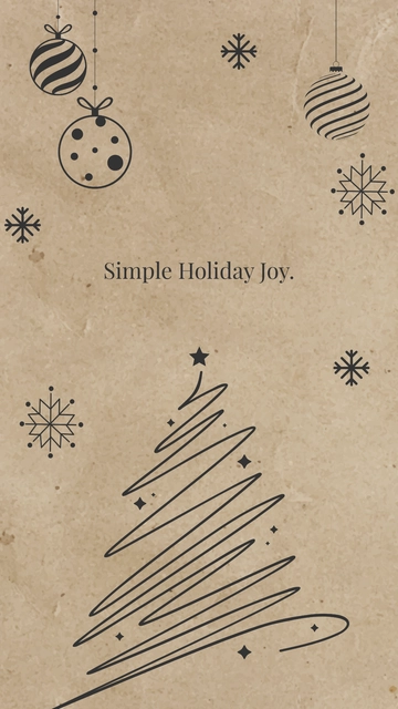 Free Rustic Christmas Wallpaper Template to Edit Online