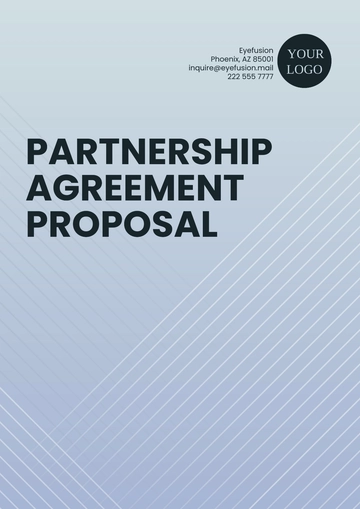 Free Partnership Agreement Proposal Template to Edit Online