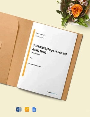 Application Hosting Service Agreement Template