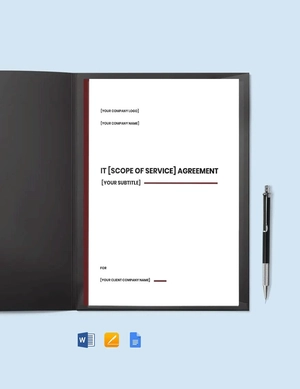 Internet Hosting Service Agreement Template