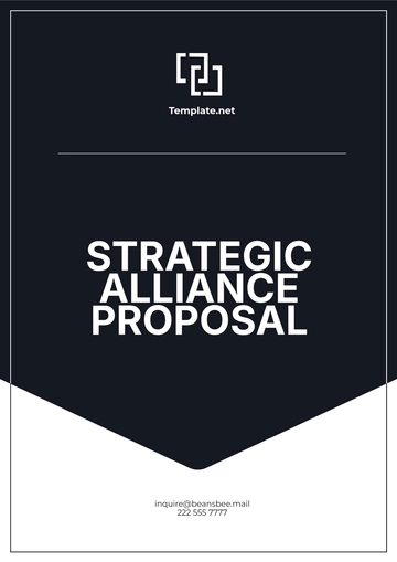 Free Strategic Alliance Proposal Template to Edit Online