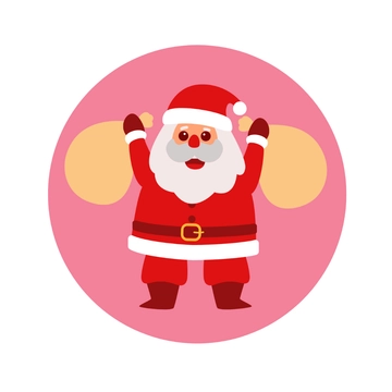 Free Santa Christmas Clipart Template to Edit Online