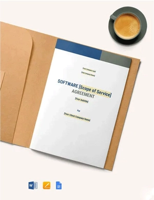 Software Support Agreement Template
