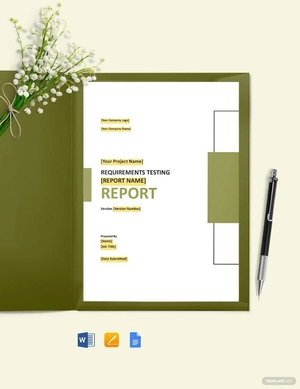 Requirements Testing Report Template Requirements Testing Report Template