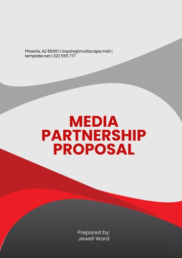 Free Media Partnership Proposal Template to Edit Online