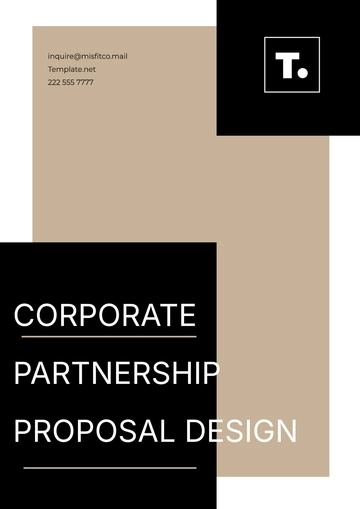 Free Corporate Partnership Proposal Design Template to Edit Online