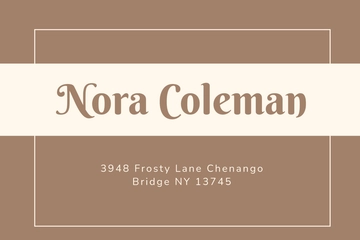 Free Address Label Template to Edit Online