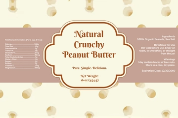 Free Packaging Label Template to Edit Online