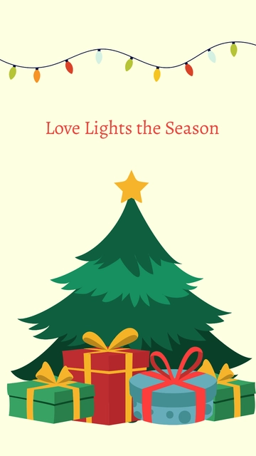 Free Christmas Tree Wallpaper Template to Edit Online