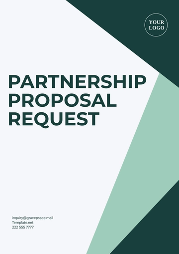 Free Partnership Proposal Request Template to Edit Online