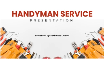 Free Handyman Service Presentation Template to Edit Online