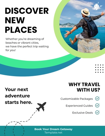 Free Tourism Flyer Template to Edit Online