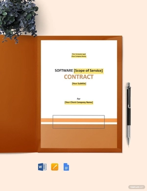 Agile Software Development Contract Template