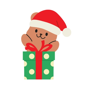Free Christmas Teddy Bear Clipart Template to Edit Online