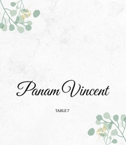 Free Creative Botanical Place Card Template to Edit Online