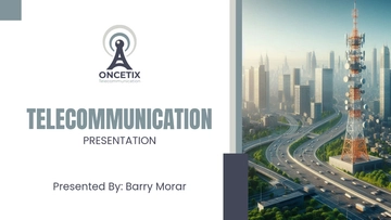 Free Telecommunication Presentation Template to Edit Online