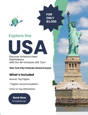 Free Tourism Promotion Flyer Template to Edit Online