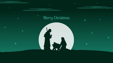 Free Christmas Nativity Background Template to Edit Online