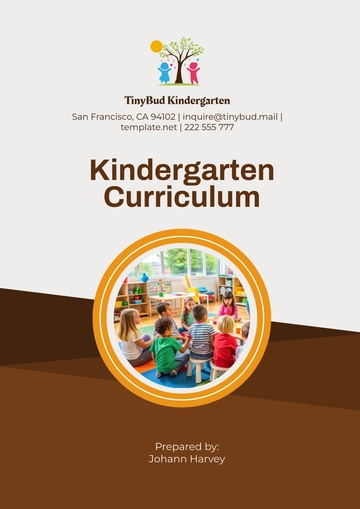 Free Kindergarten Curriculum Template to Edit Online