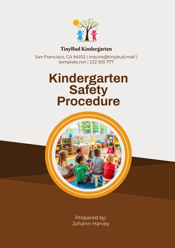 Free Kindergarten Safety Procedure Template to Edit Online