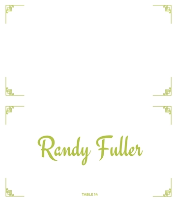 Free Editable Place Card Template to Edit Online