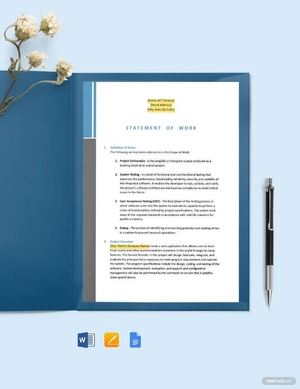 IT Service Scope of Work Template