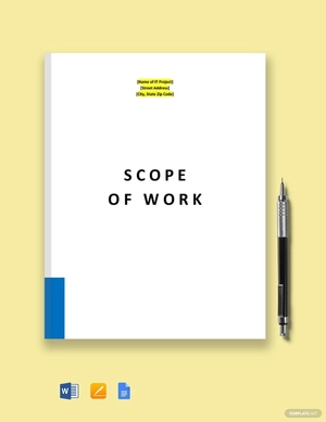 IT Audit Scope of Work Template