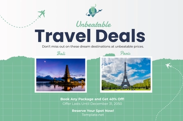 Free Tourism Banner Template to Edit Online