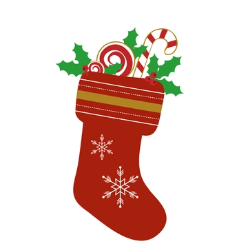 Free Creative Christmas Sock Clipart Template to Edit Online