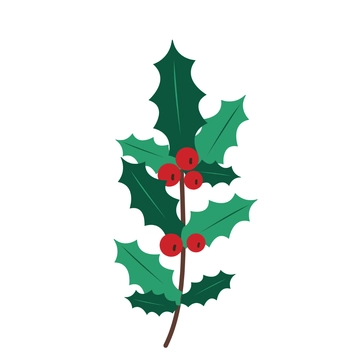 Free Christmas Foliage Clipart Template to Edit Online