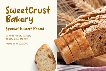 Free Aesthetic Food Label Template to Edit Online