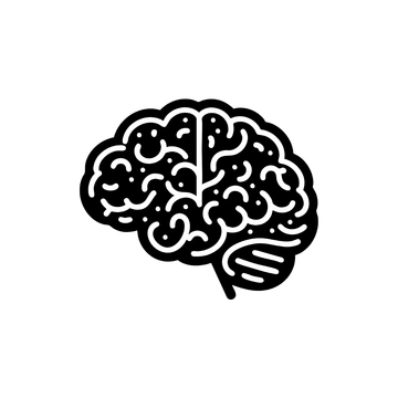 Free Brain Silhouette Clipart to Edit Online
