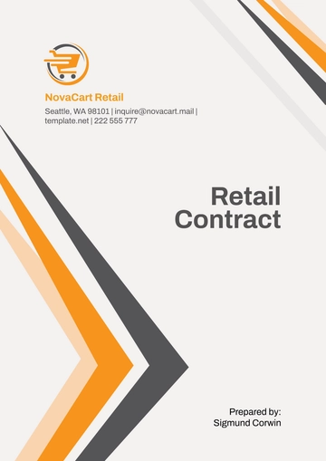 Free Retail Contract Template to Edit Online Free Retail Contract Template to Edit Online