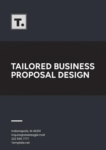 Free Tailored Business Proposal  Design Template to Edit Online