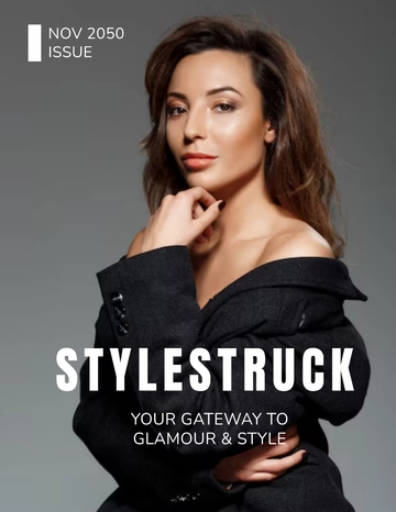 Free Fashion Magazine Template to Edit Online