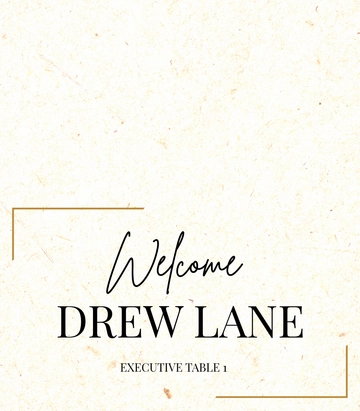 Free DIY Place Card Design Template to Edit Online