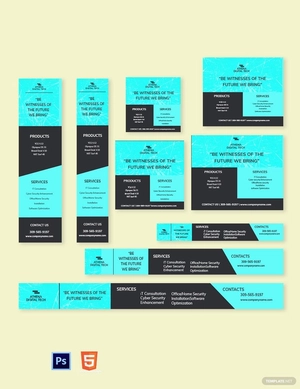IT Company Ad Template