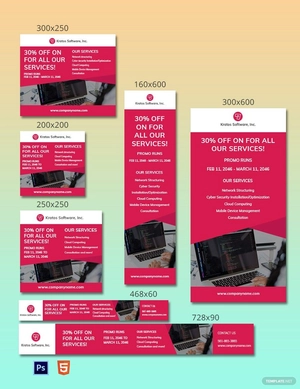 IT Services Ad Template