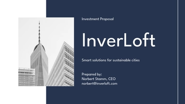 Free Investment Proposal Presentation Template to Edit Online