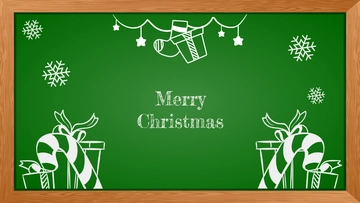 Free Christmas School Background Template to Edit Online