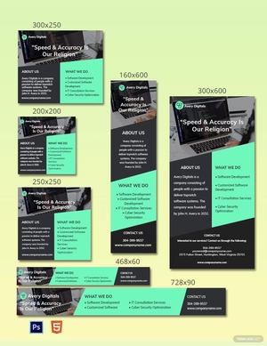 Software Company AD Template